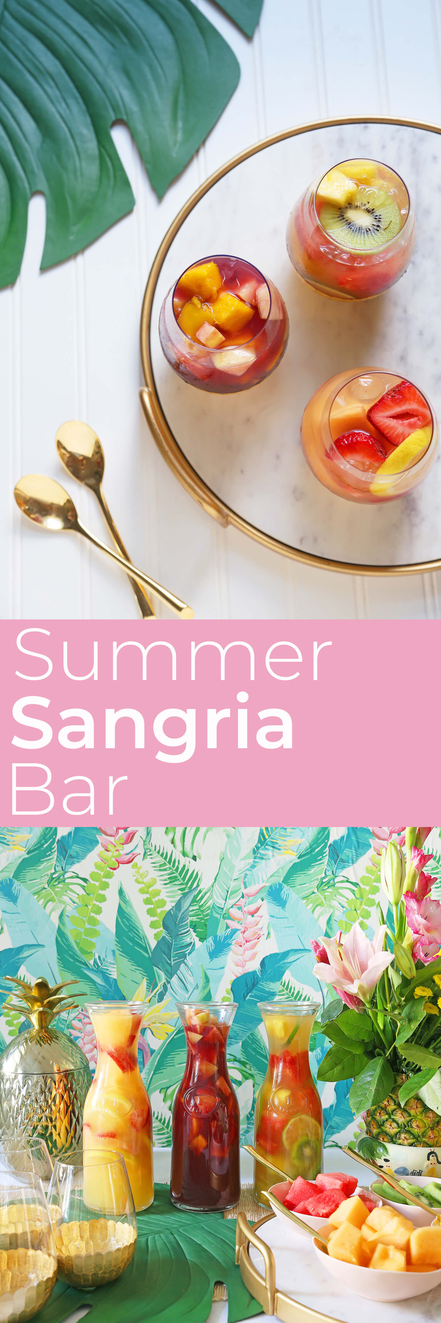 DIY Summer Sangria Bar