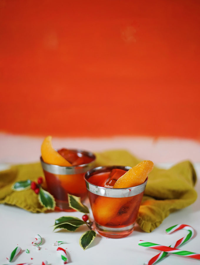All I Want For Christmas is Gin: Peppermint Negroni