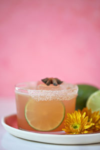 Recipe for the Harvest Margarita with spiced agave syrup