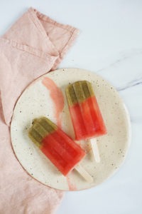 Kiwi Watermelon Margarita Popsicles